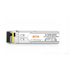 SFP-1GBX-D-80 1000BASE BiDi SFP 1550nm-TX/1490nm-RX 80km Simplex LC Optical Transceiver Module (6C0M) SFP Singlemode SFP-1GBX-D-80 1000BASE BiDi SFP 1550nm-TX/1490nm-RX 80km Simplex LC Optical Transceiver Module (6C0M) SFP Singlemode
